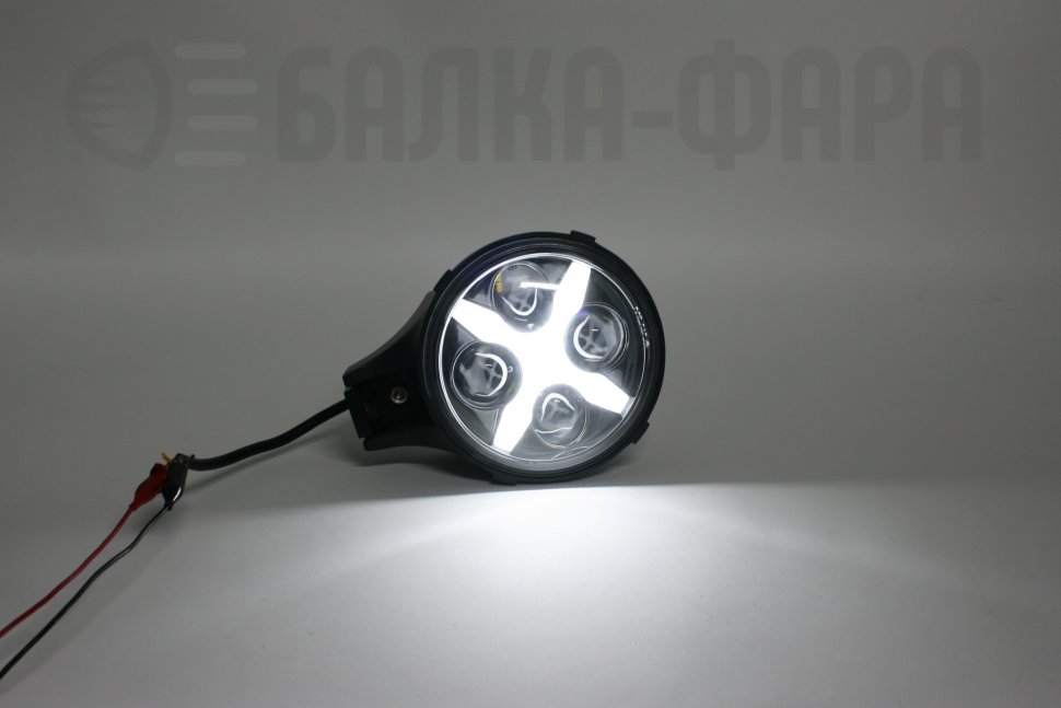 Светодиодная фара на 60 Ватт с ДХО, серия 9060